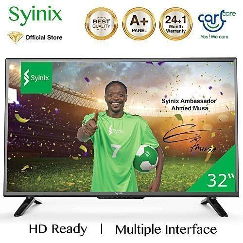 Syinix 32" Inch TV HD LED Digital Television Inbuilt Decoder