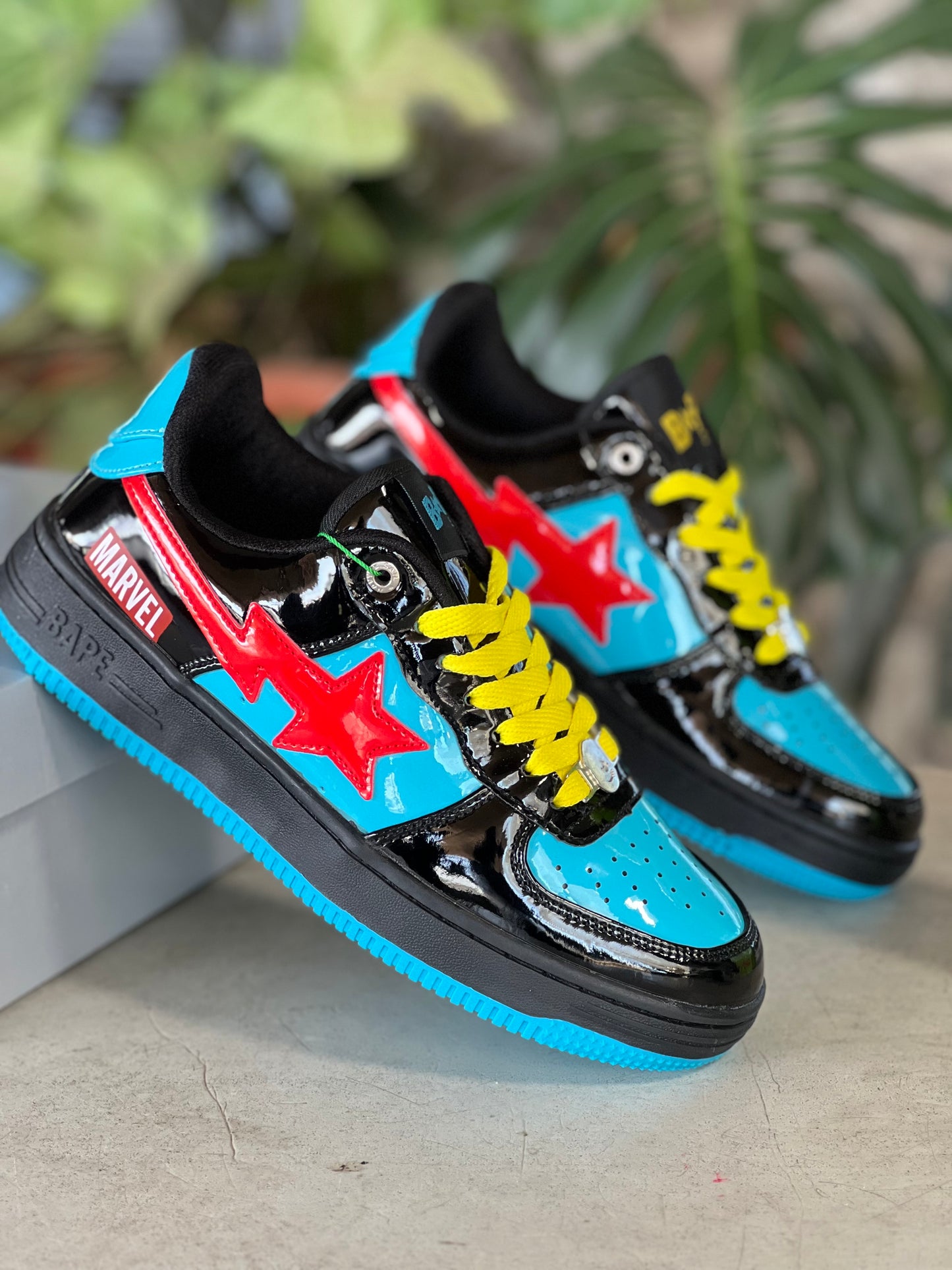 Bape Sta Sneakers - black/ blue
