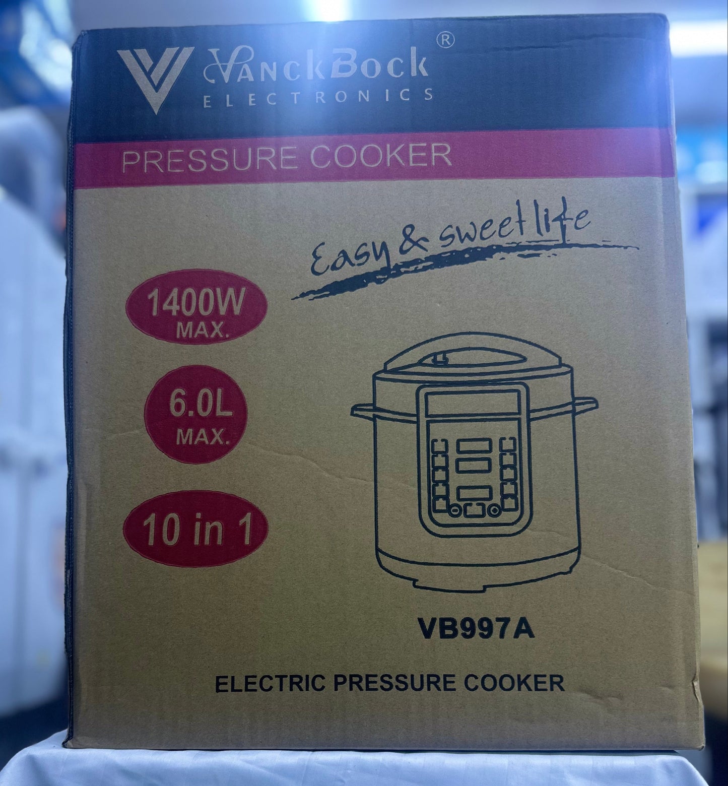 Vanck Bock Electric Pressure Cooker 8L