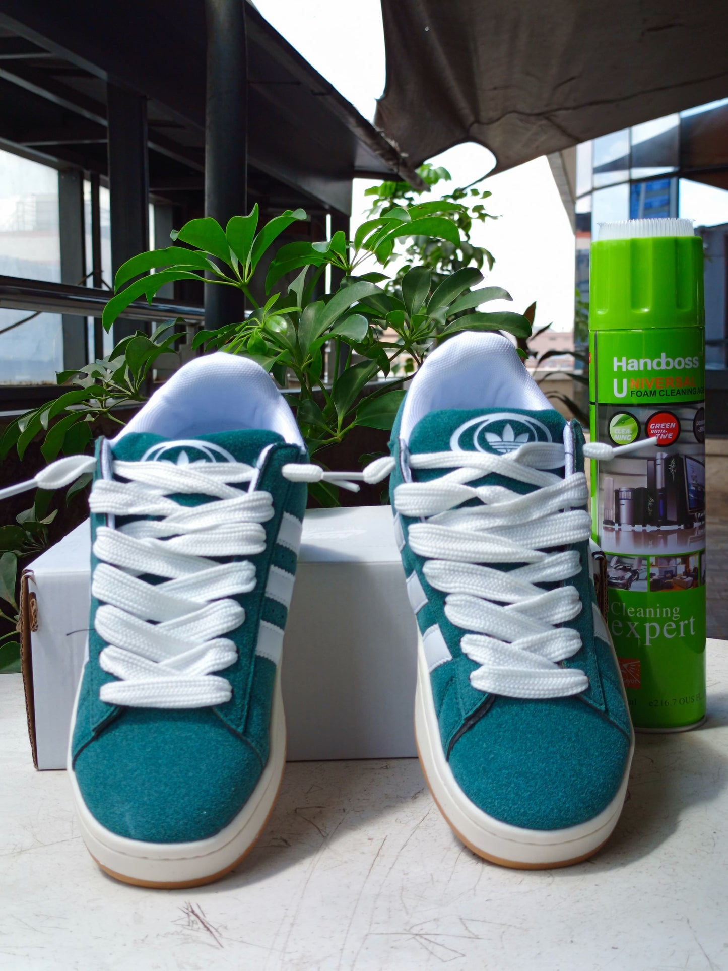 Adidas Campus Green/white