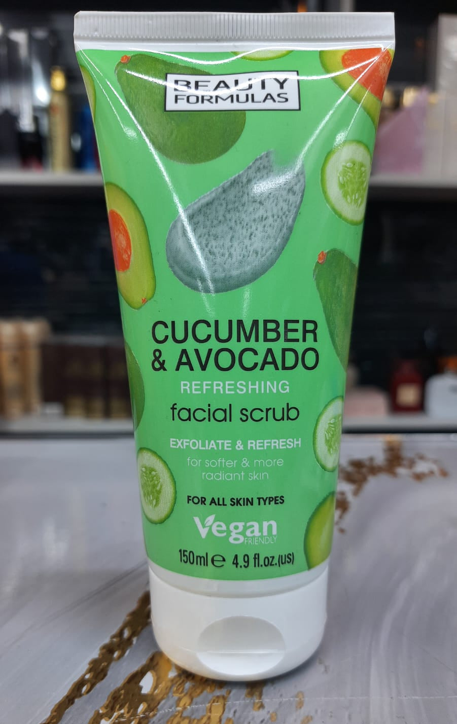 Beauty Formulas Cucumber & Avocado Refreshing Facial Scrub