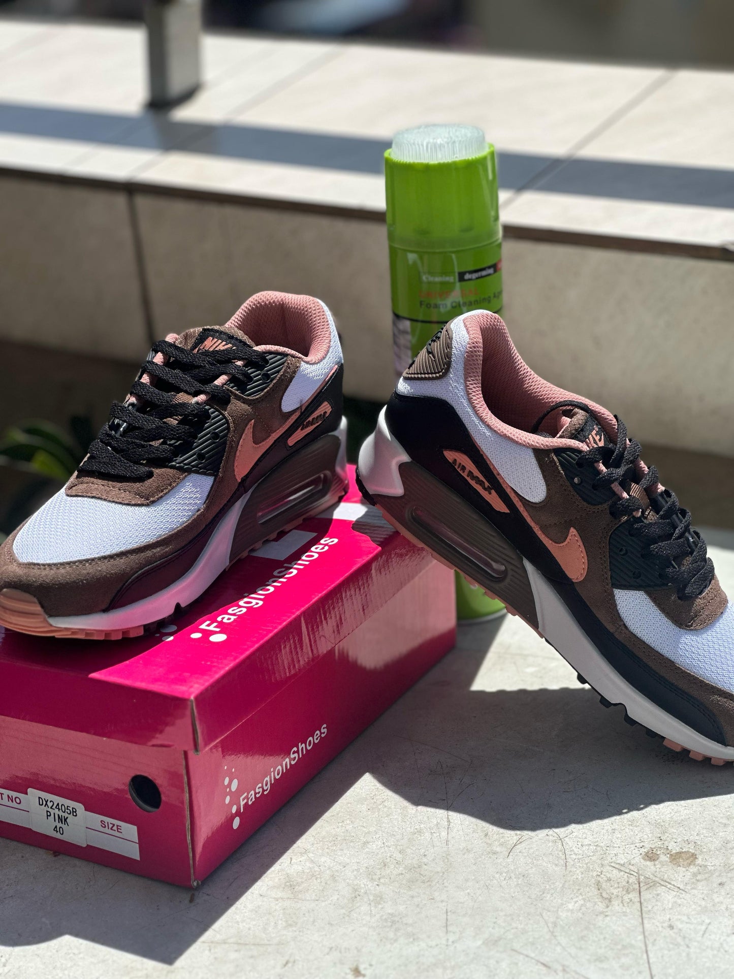 Nike Air Max 90 Brown, Pink, White
