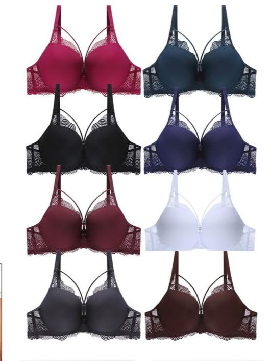 Thin Cup Lace Detail Bra