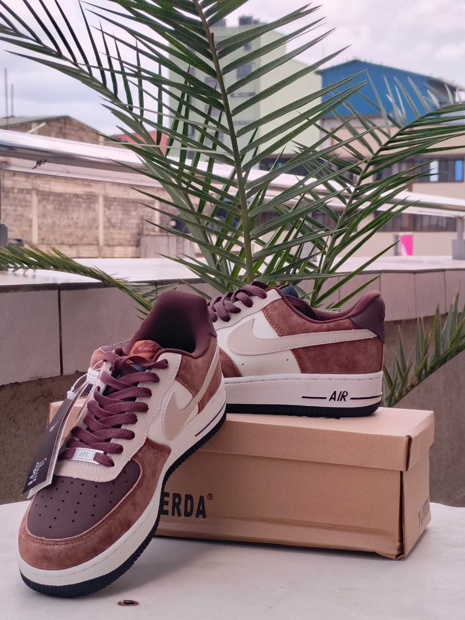 Nike Air Force 1 Low – Brown Suede/Cream Edition