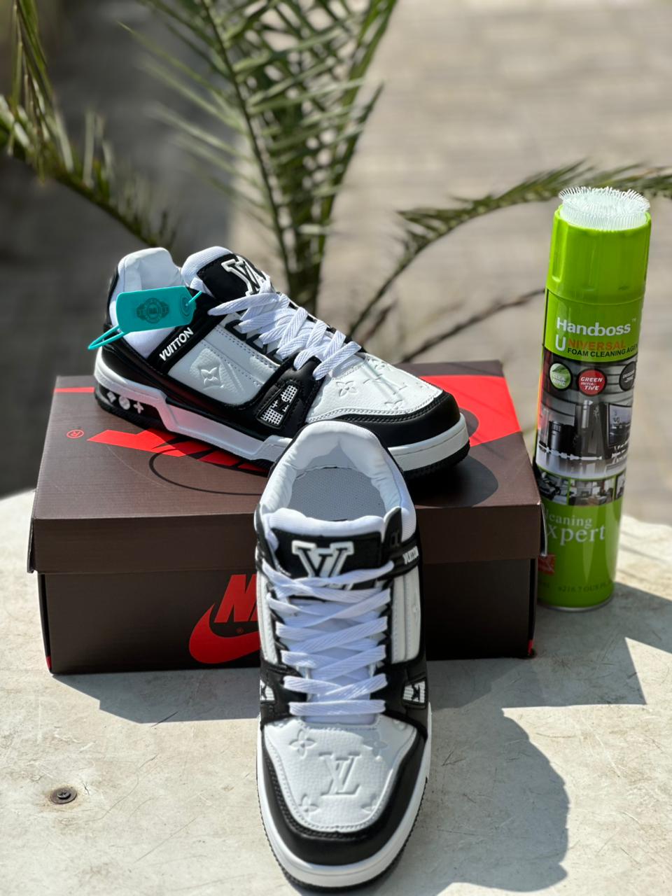 Louis Vuitton Skater Black White