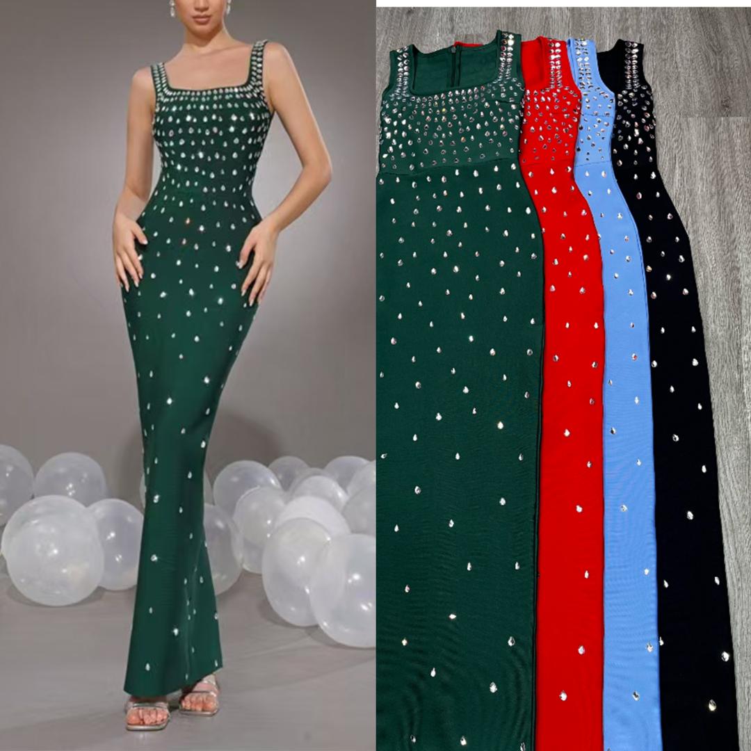 559 The "Dripping Jewels" Crystal Studded Gown