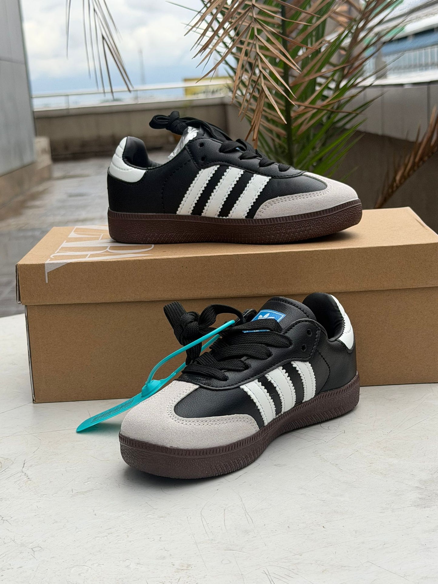 Adidas Samba Kids- Black White