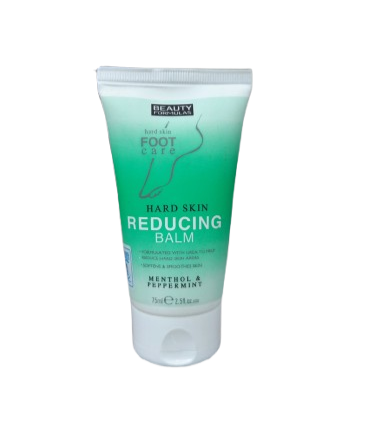 Beauty Formulas Hard Skin Reducing Balm with Menthol & Peppermint