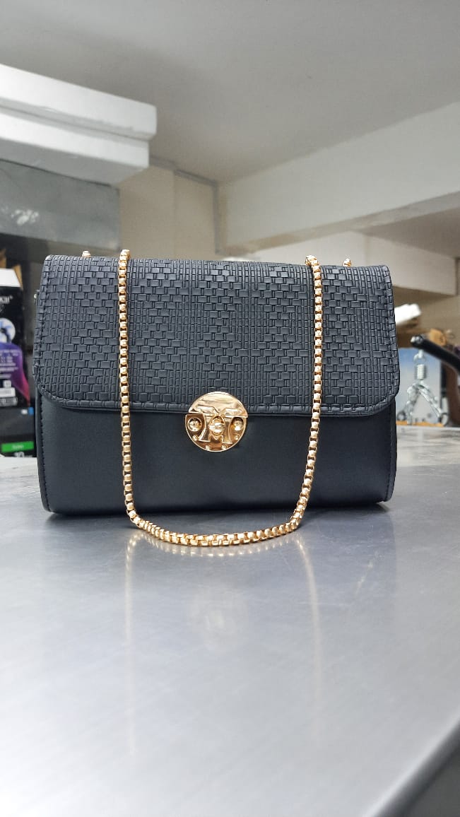 The Chic Woven Flap Crossbody