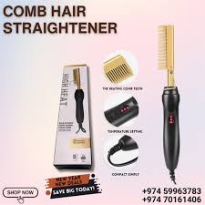 High Heat Hot Comb Hair Straightener Set