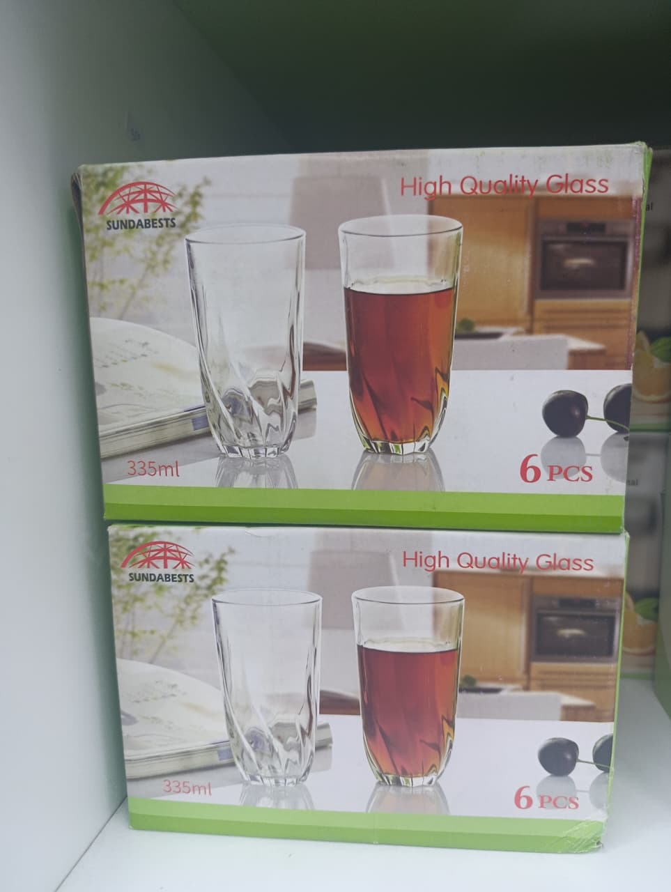 Sundabest 6pcs chopper glass