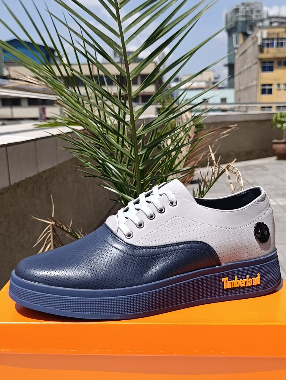 Timberland smart blue and white casual sneakers