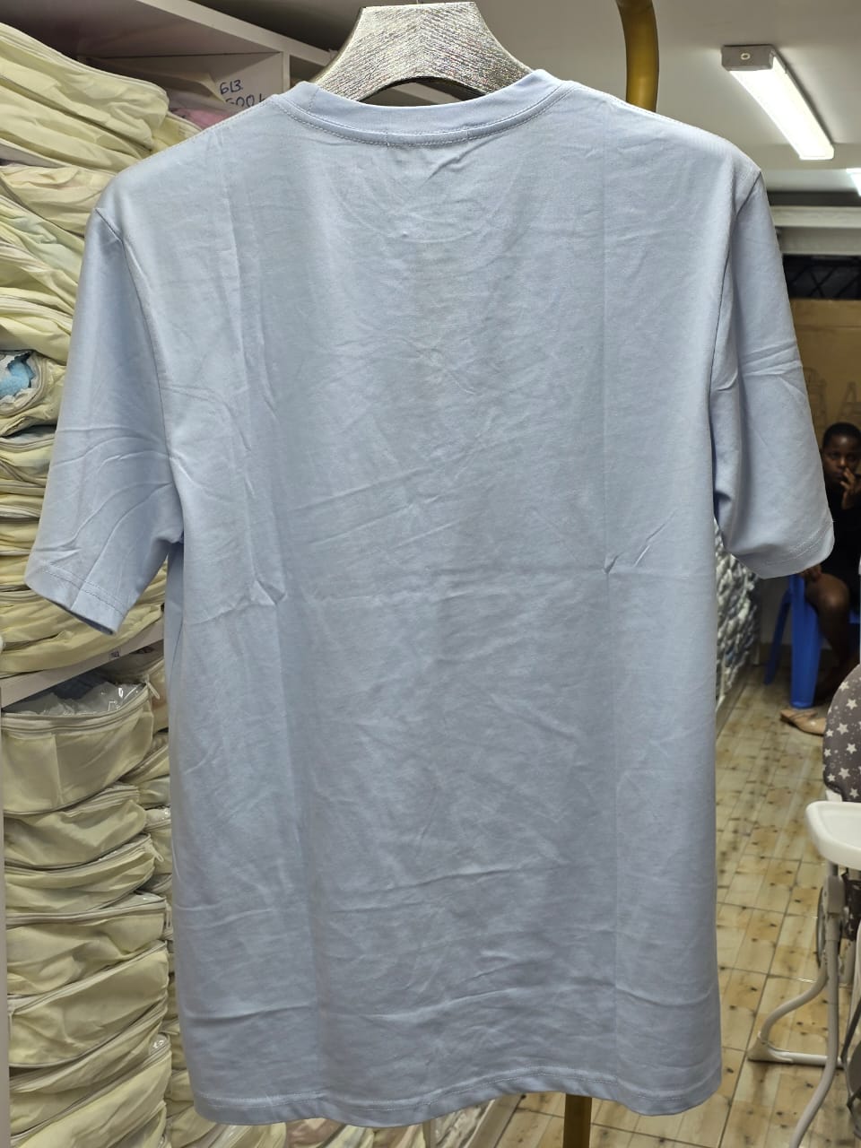 Light Blue 'Camo Fill' Converse Star Chevron Logo T-Shirt