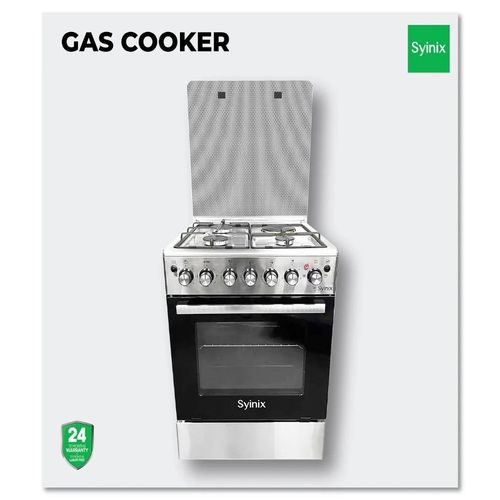 Syinix Cooker 60×60 3+1 Electric/Gas With Gas Leakage Sensor