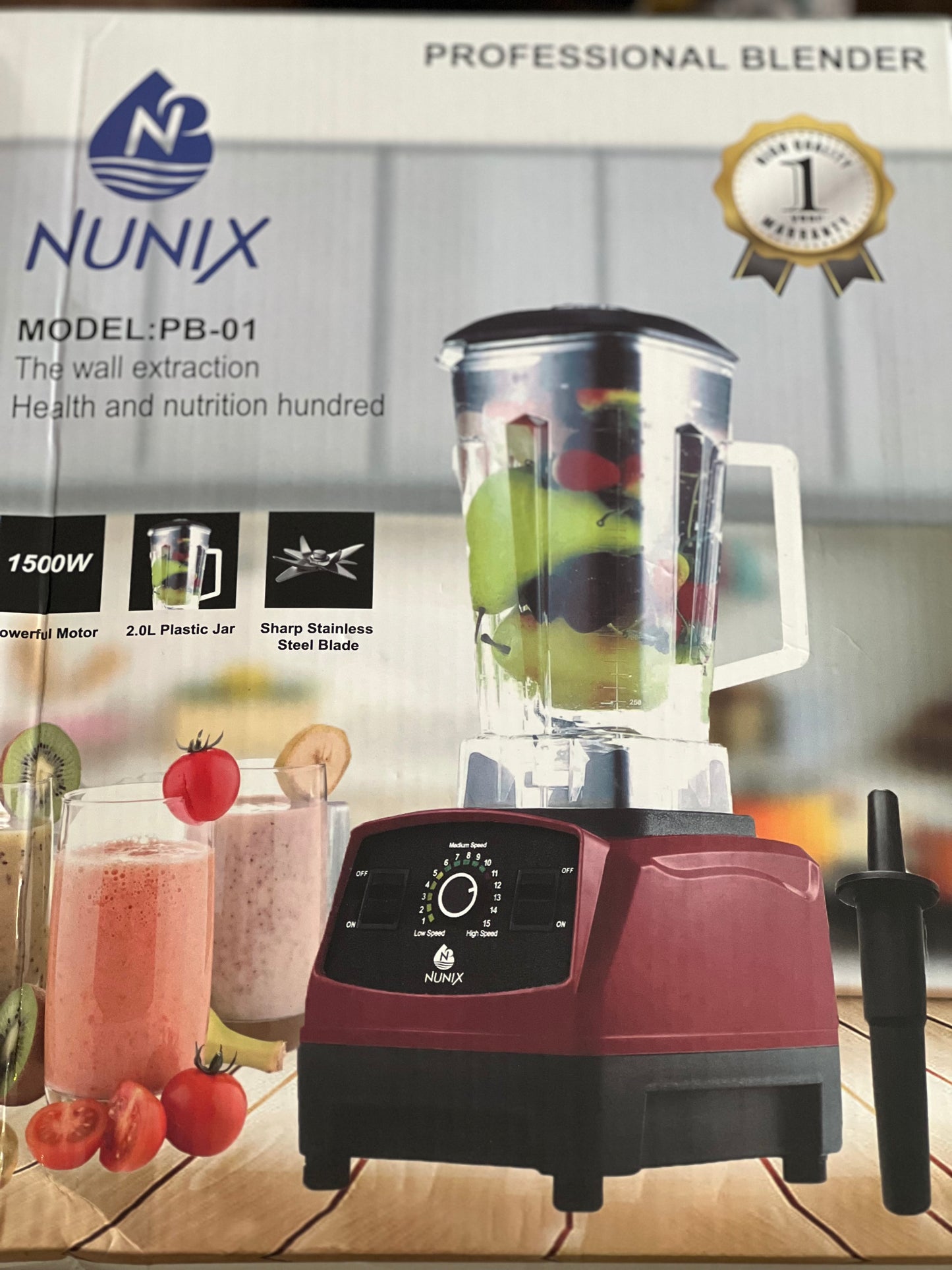 NUNIX 1500W Professional blender