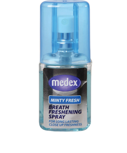 MEDEX 20ml Minty Fresh Breath FRESHENER Mouth Spray