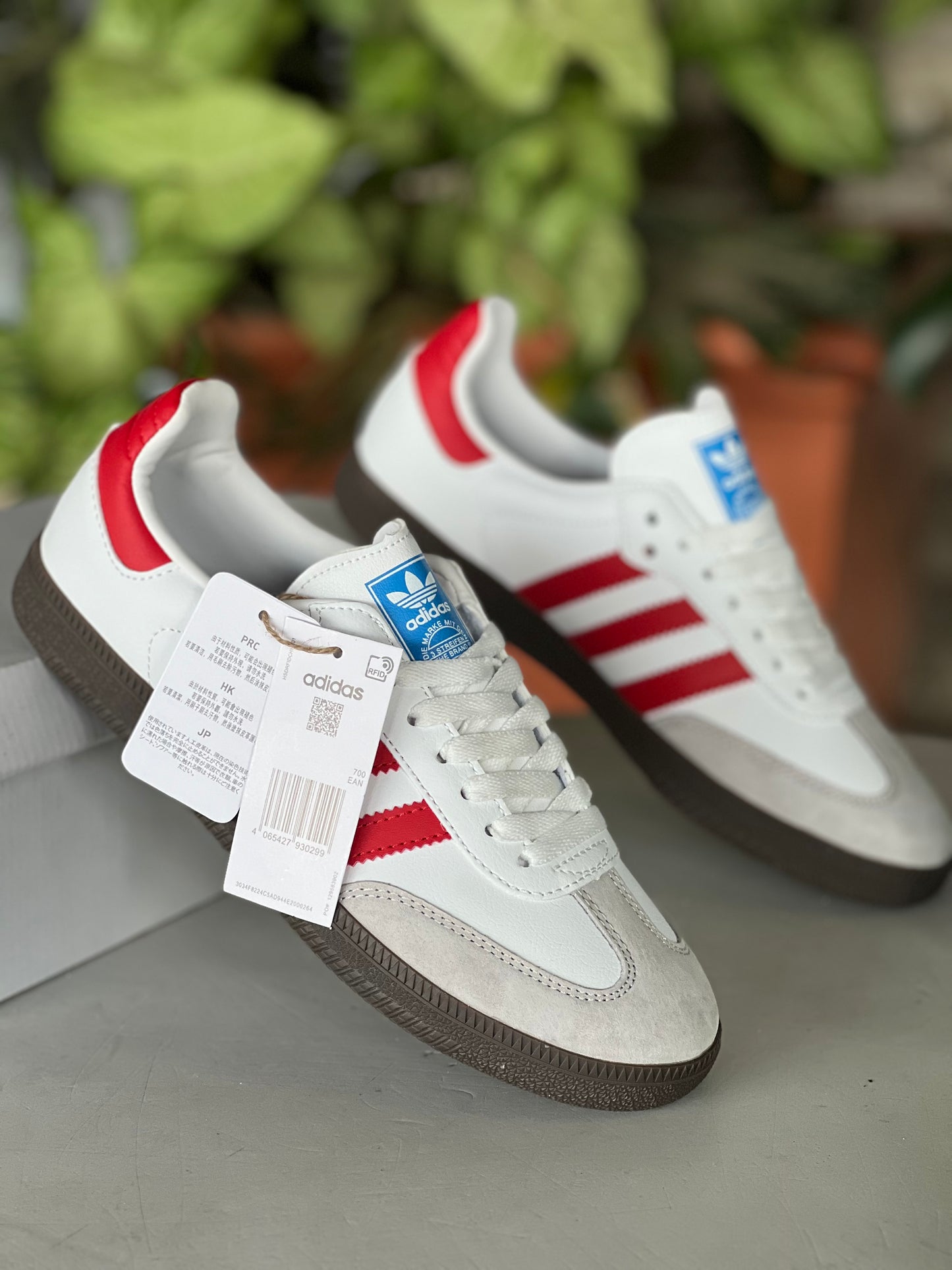 Adidas Samba OG Sneakers - White Red