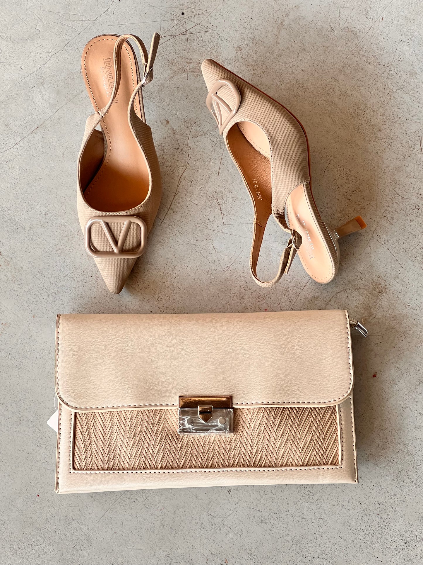 Heels + Clutch bag Combo