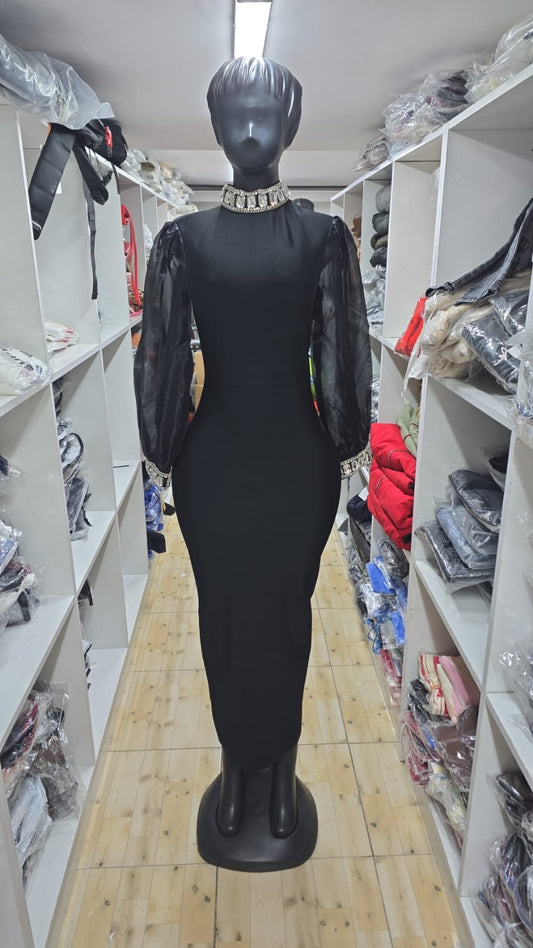 546 The Organza Statement Sheath Dress