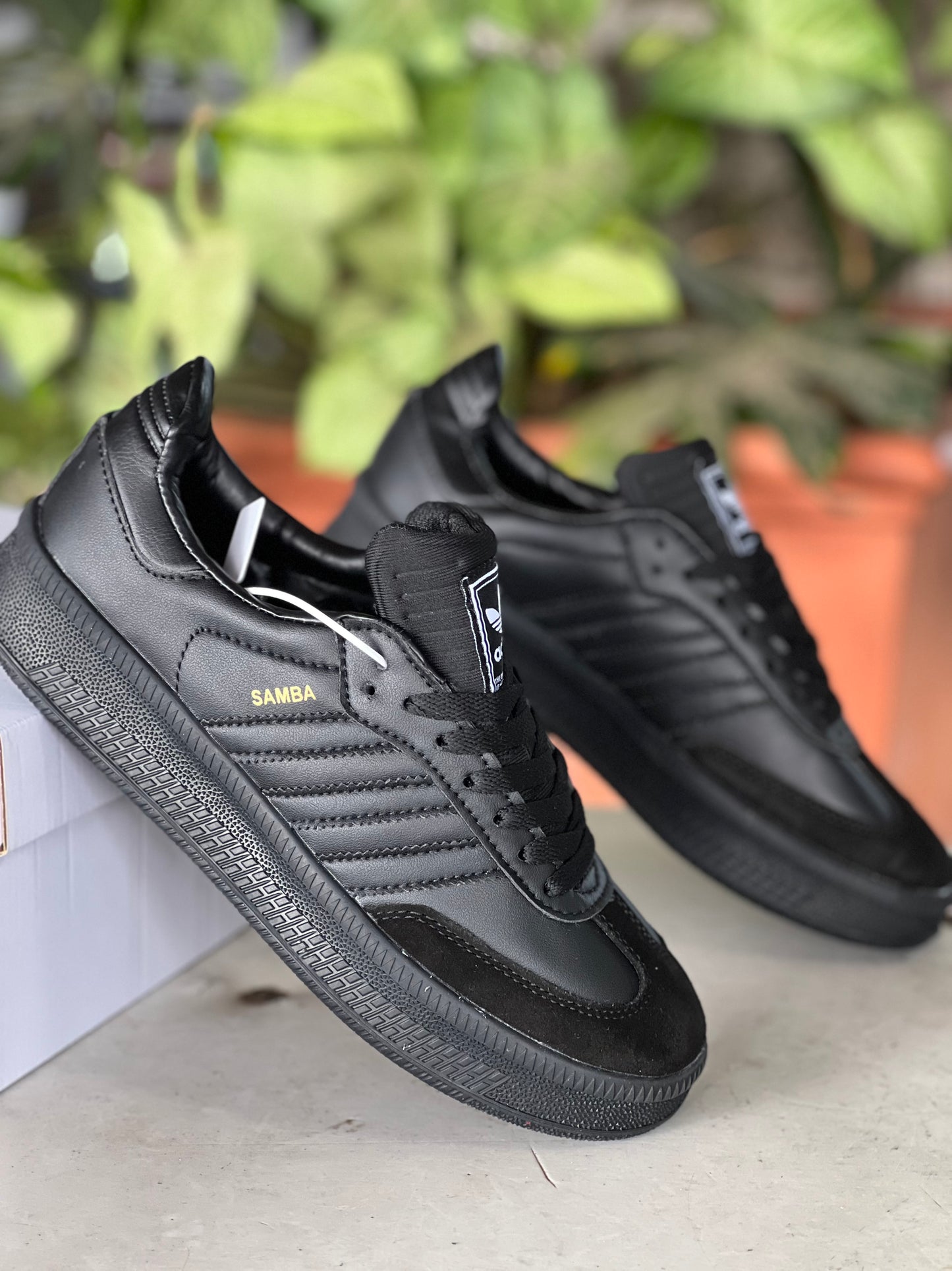 Adidas Samba Double Sole - Tripple Black