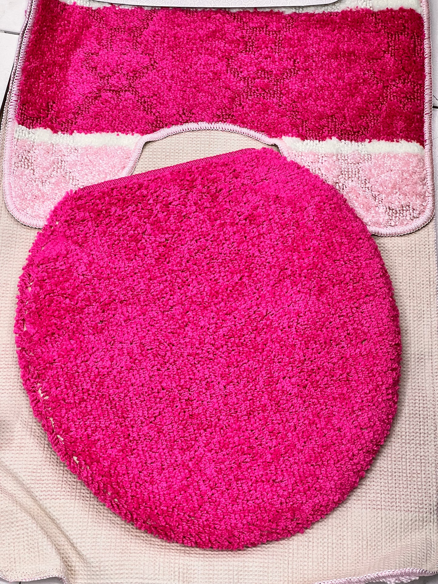 Toilet Mats Set - 3 PCs