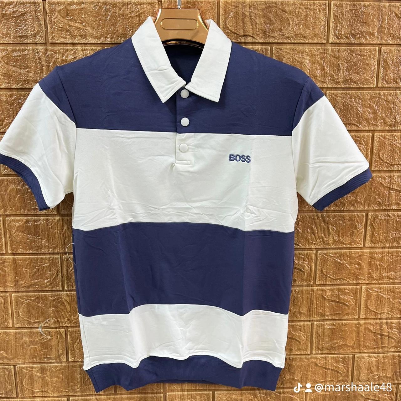 Stripped boss polo shirt - Short Sleeve