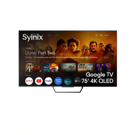 Syinix 75 inch QLED smart TV