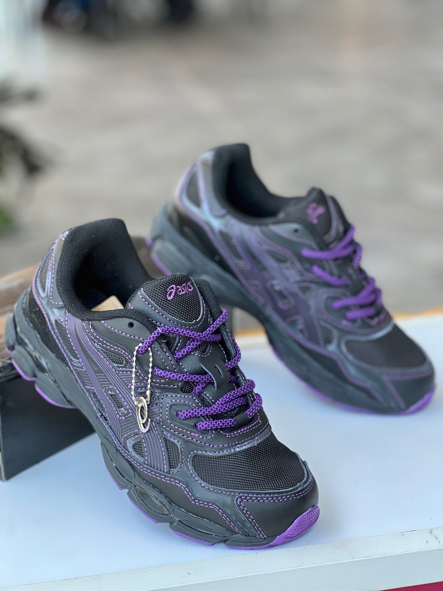 Needles x ASICS Gel NYC Sneakers - Black Purple