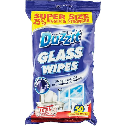Duzzit Super Size Glass Wipes
