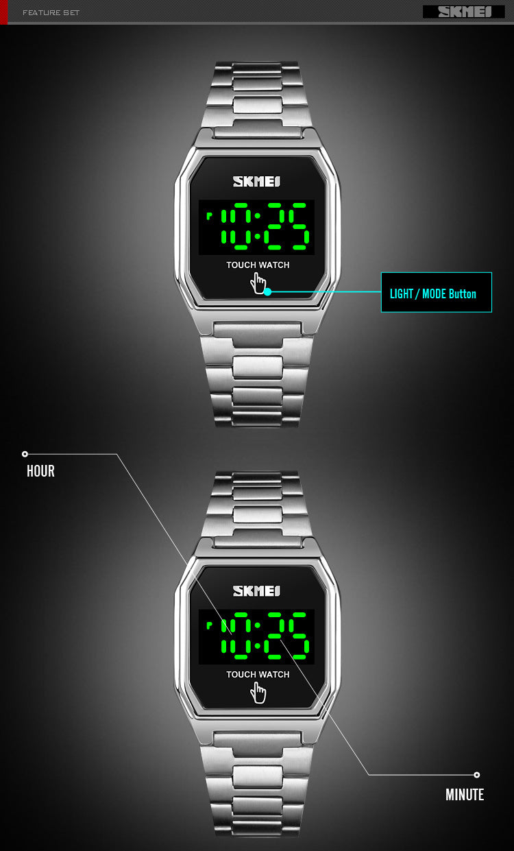 Smooth led watch