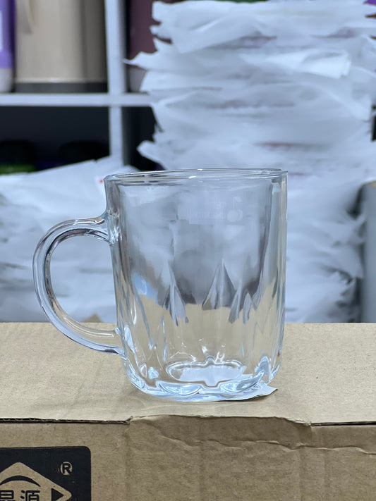 Glass cups set - 6pcs