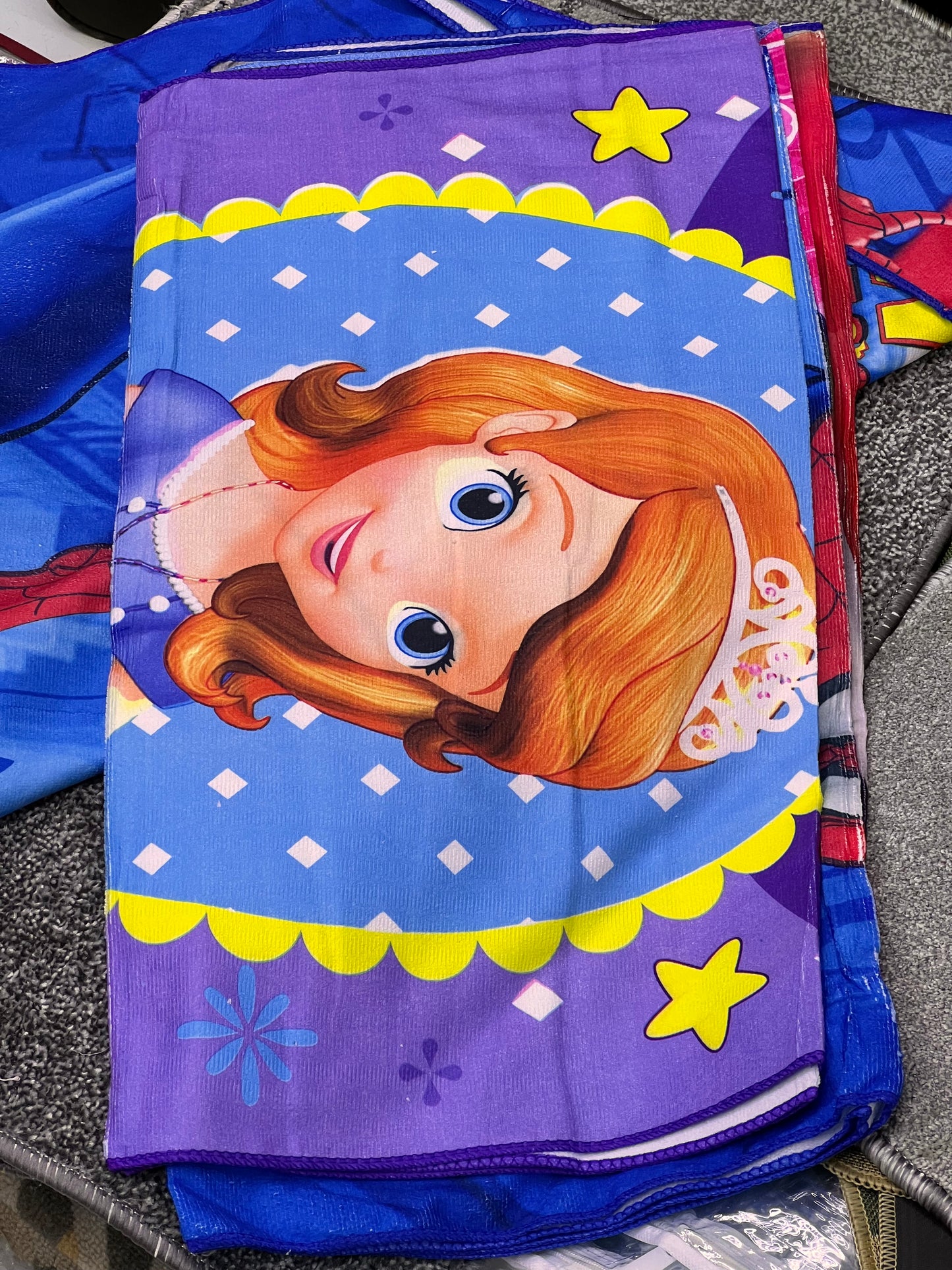 Kids cartoon towels