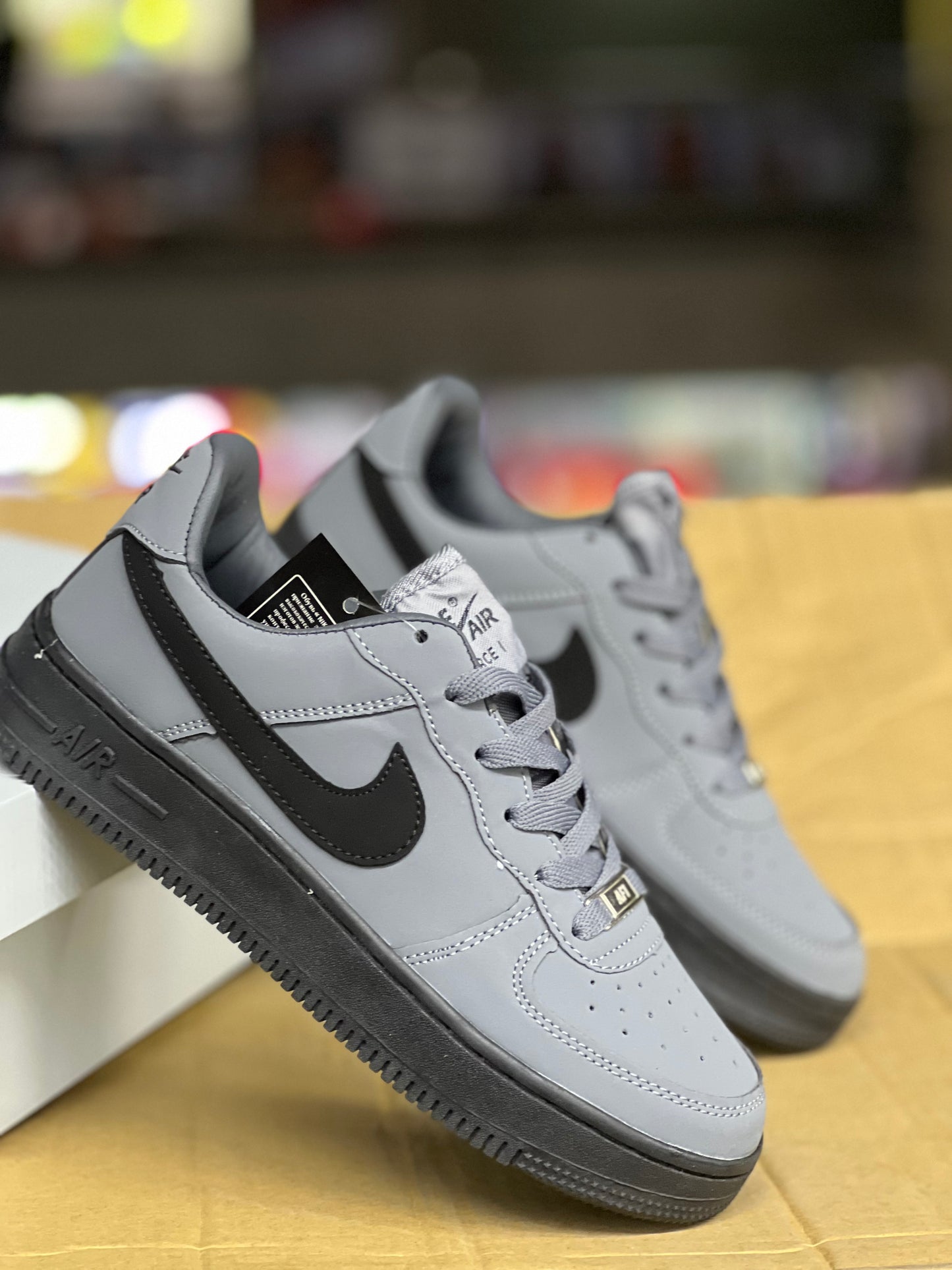 Nike Airforce Suede Sneakers - Grey/Black