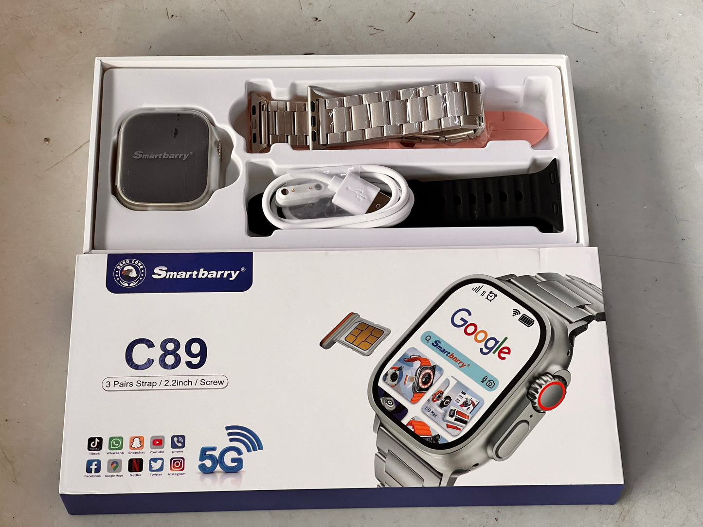 C89 Smart Watch with Sim Slot