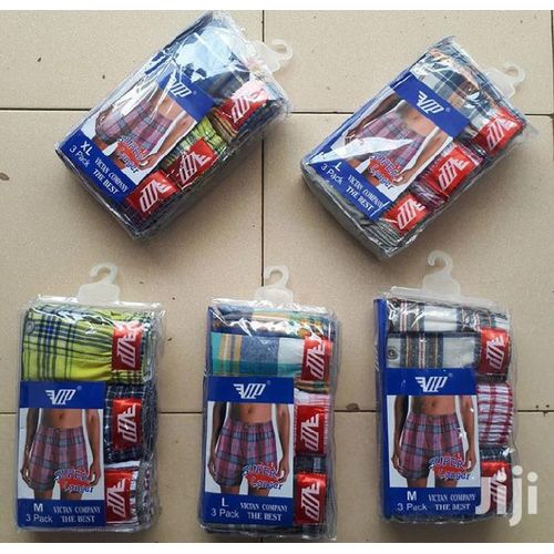 Premium Men's Woven Boxers (3-Pack)