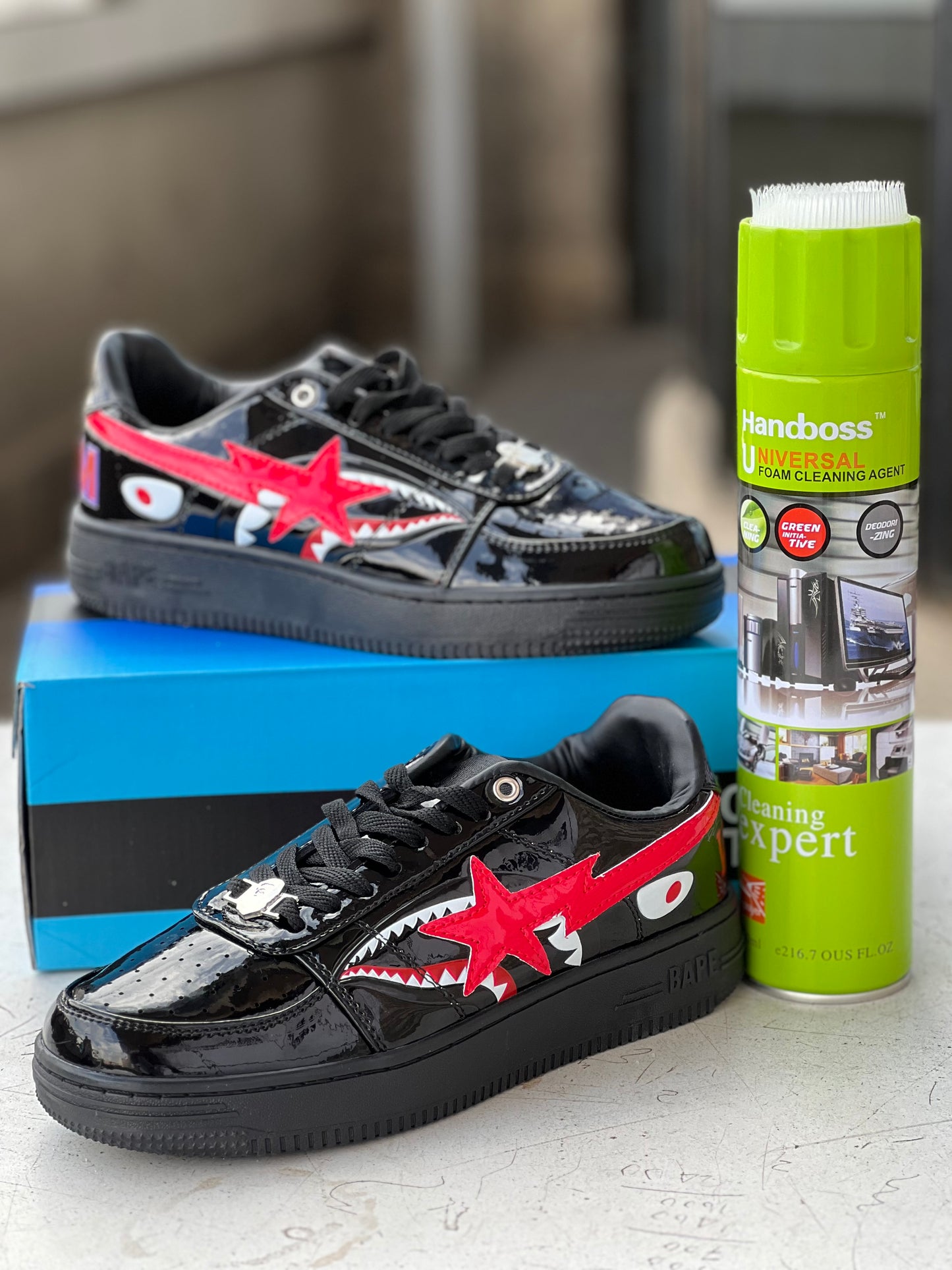 BAPE STA Sneakers - Black Shark