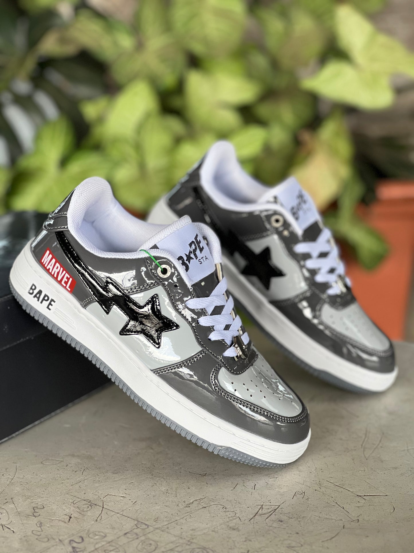 Bape Sta Sneakers - Black/Grey