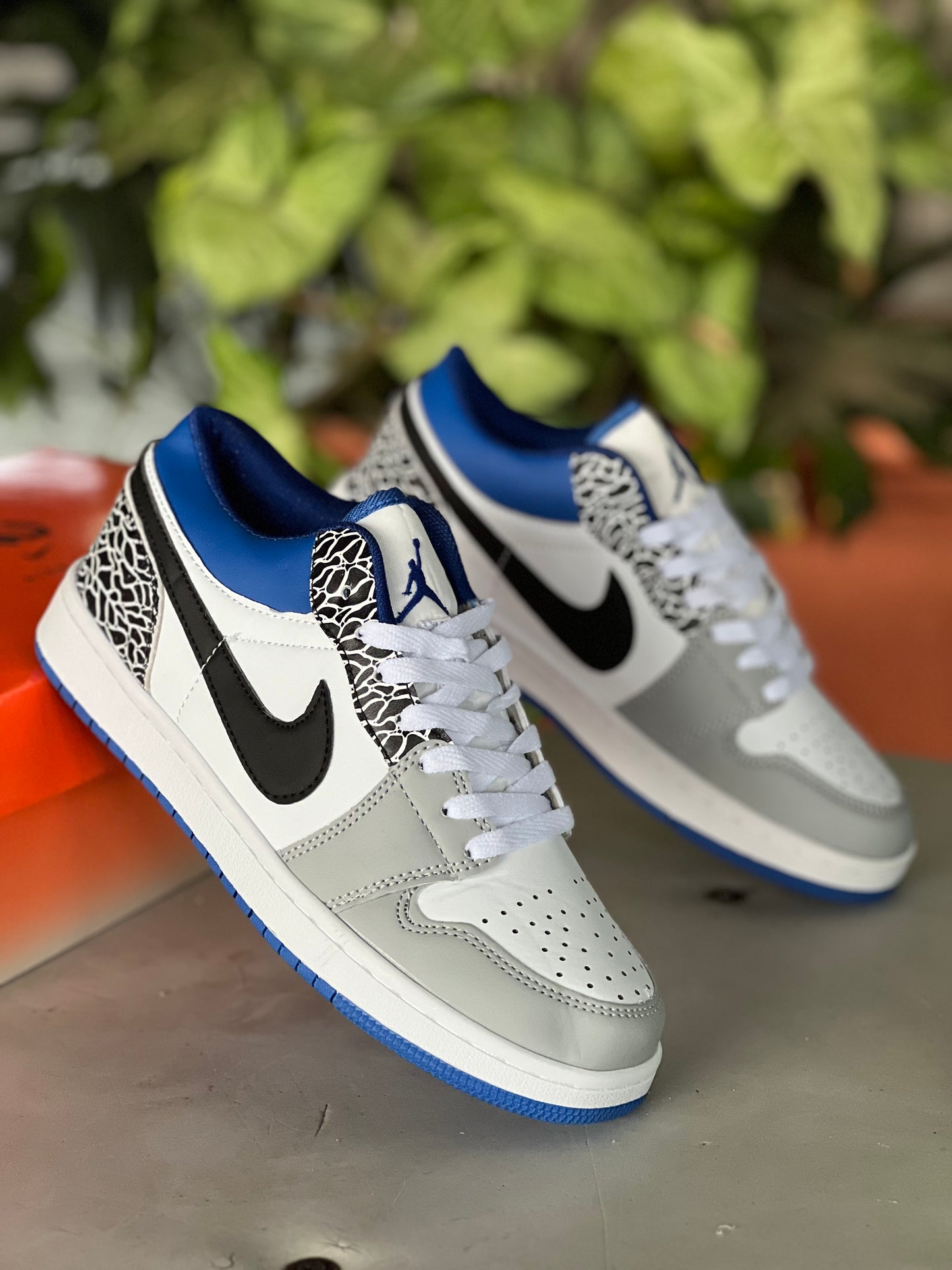 J1 low dunk sneakers - True Blue