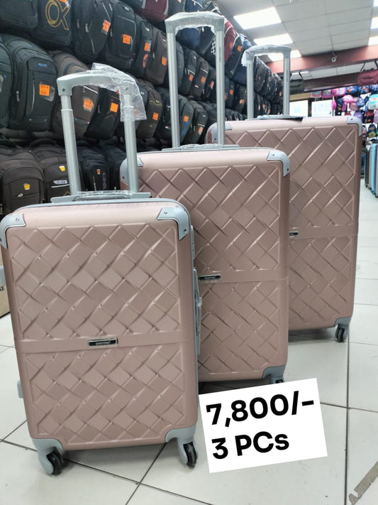 Suitcase 3pc Set (Rubber) #005