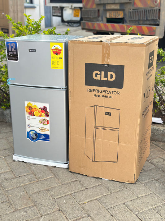 GLD 90L Double Door Fridge