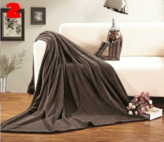 Fleece Blanket #005 - 6*6 - Brown