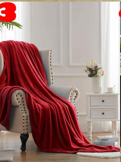 Fleece Blanket #005 - 6*6 - Maroon