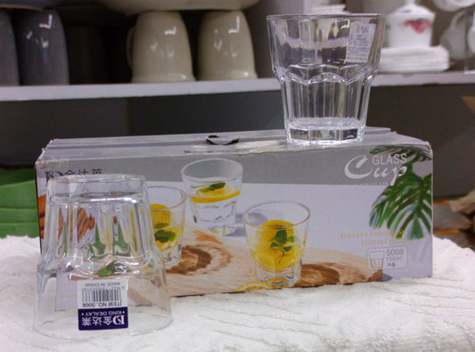 King Dealay Glass Cup Set (Model No. 5008)