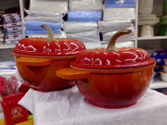 Non-Stick Cookware Set with Pumpkin Lid (10 piece)