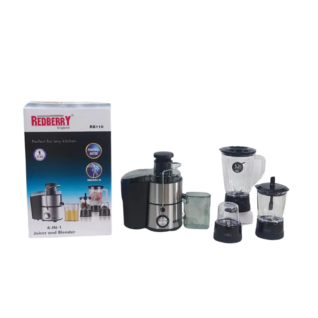 Redberry 4-in-1 Juicer and Blender