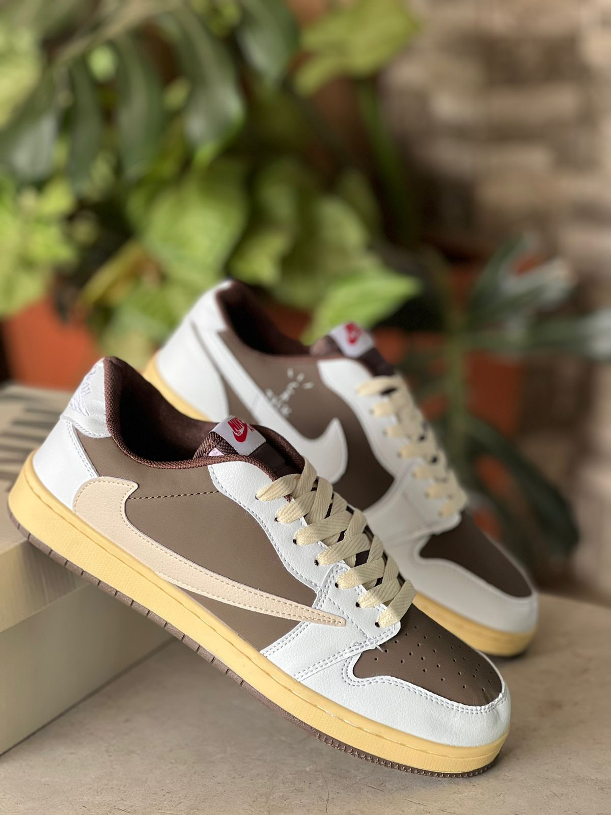 Cactus Jack Dunk AJ1 Low Sneakers - Blue Brown