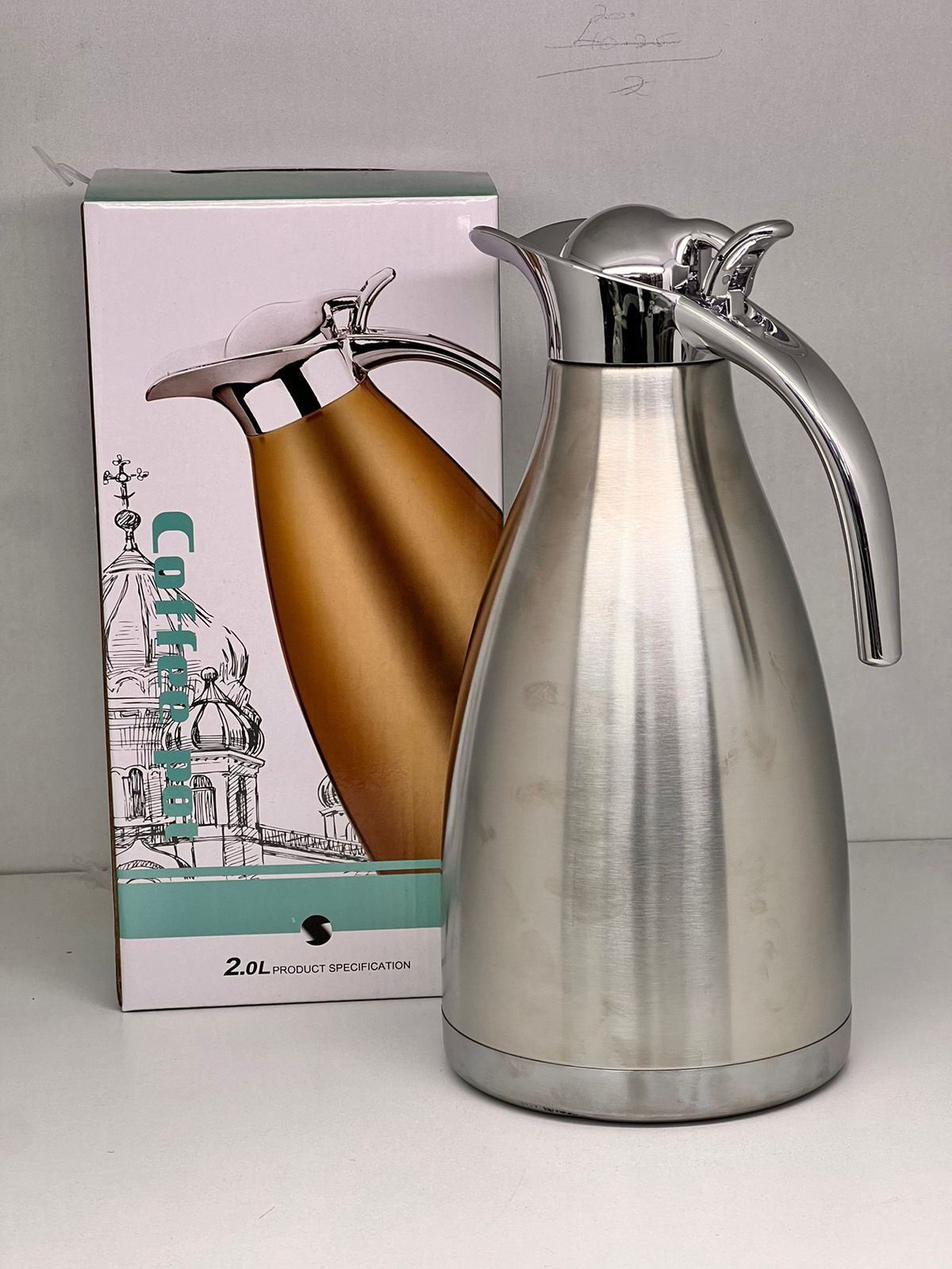 Vacuum Coffee Jug #1 - Silver