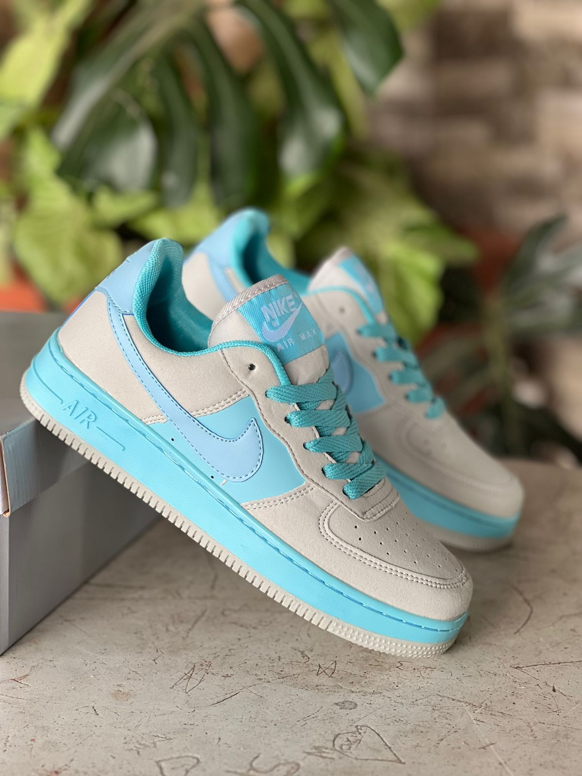 Nike x Tiffany Airforce Sneakers -  Blue Grey