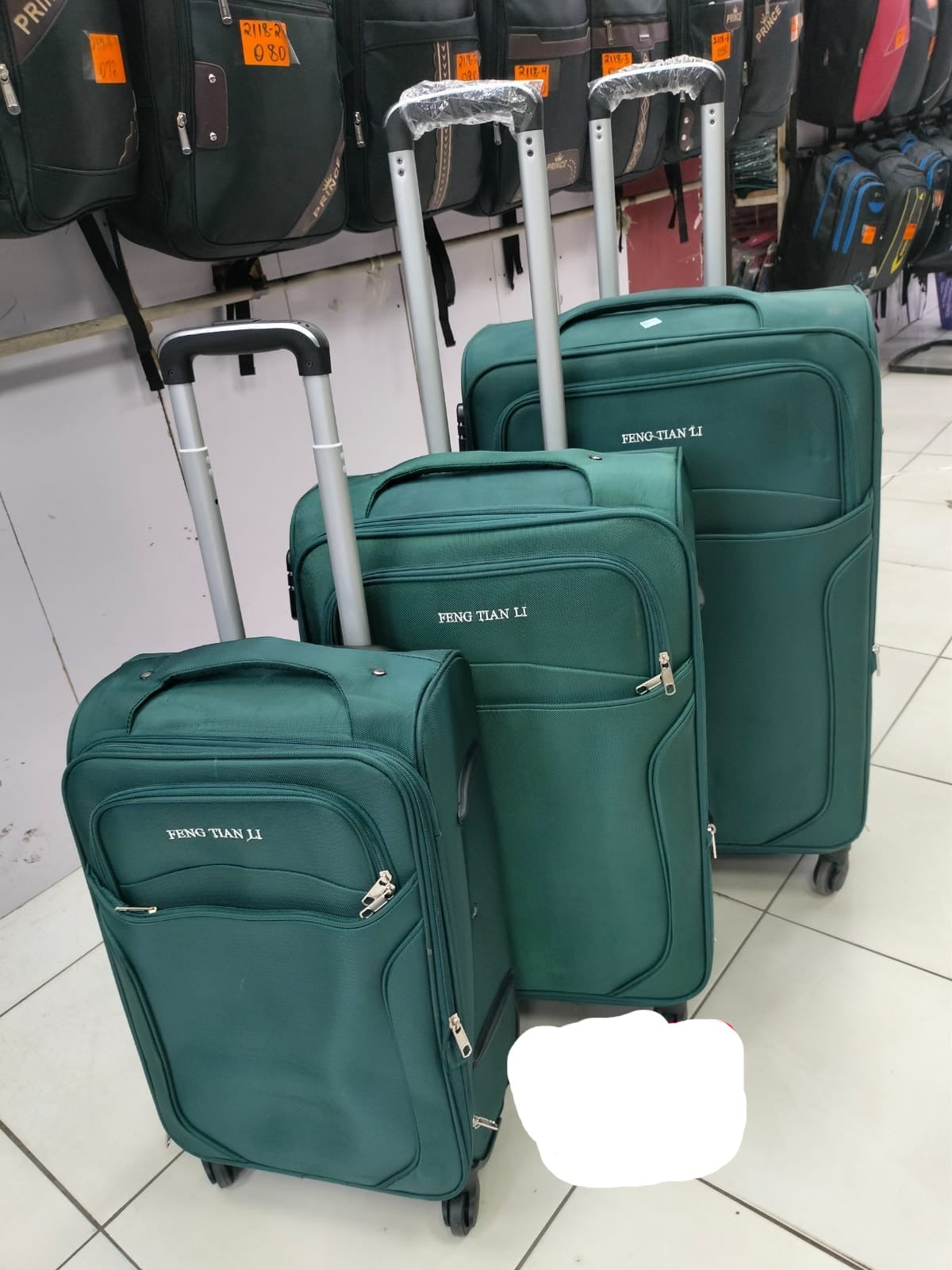 Suitcase 3pc Set - Dark Green