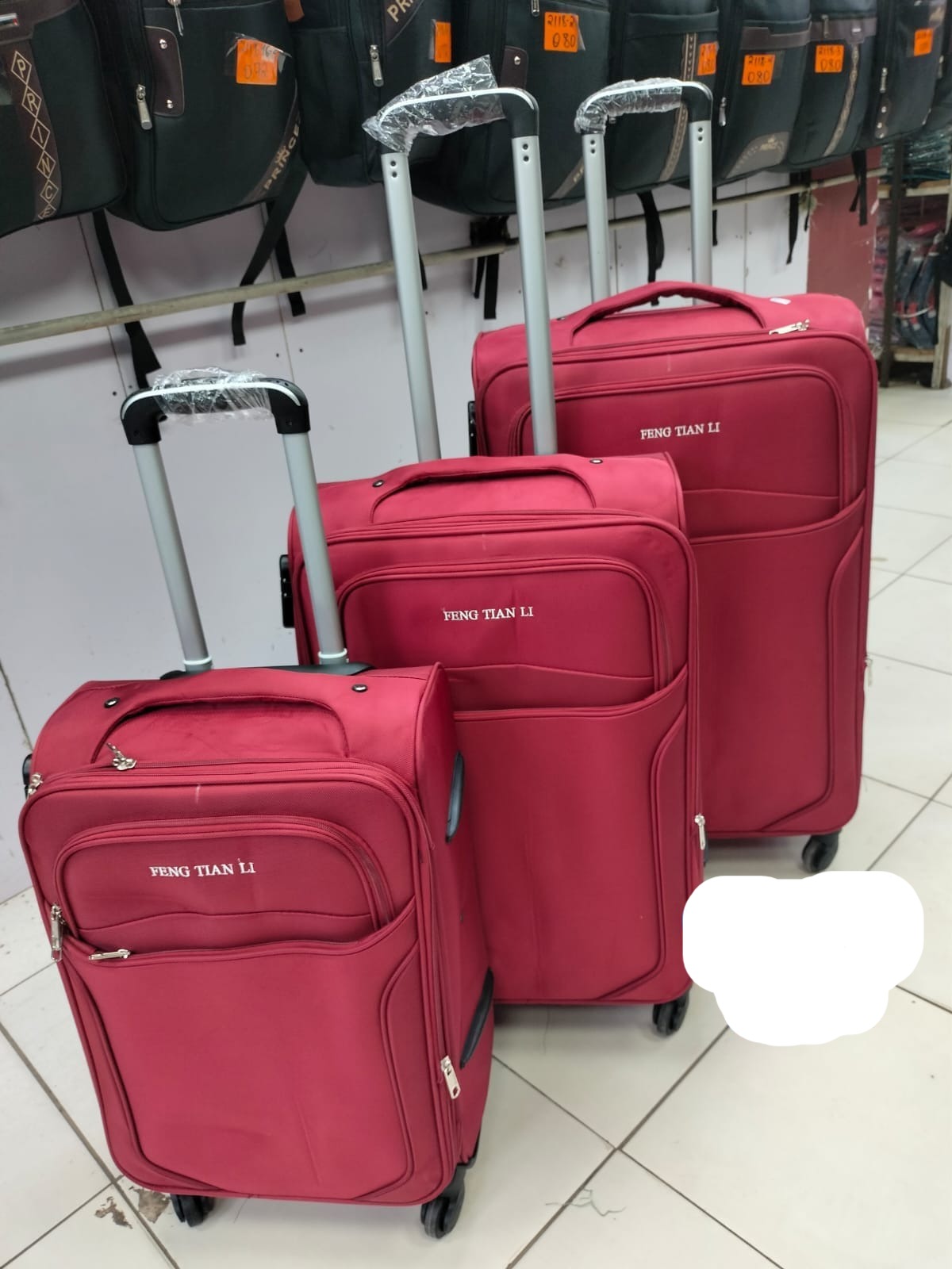 Suitcase 3pc Set - Maroon